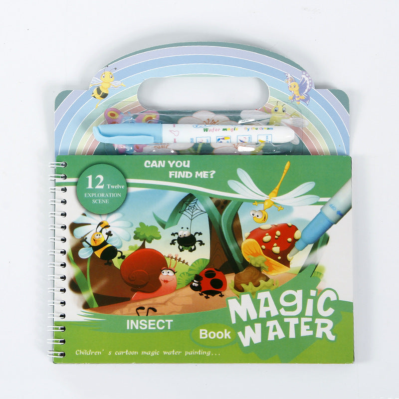 Magical Reusable Children's Water Painting Book