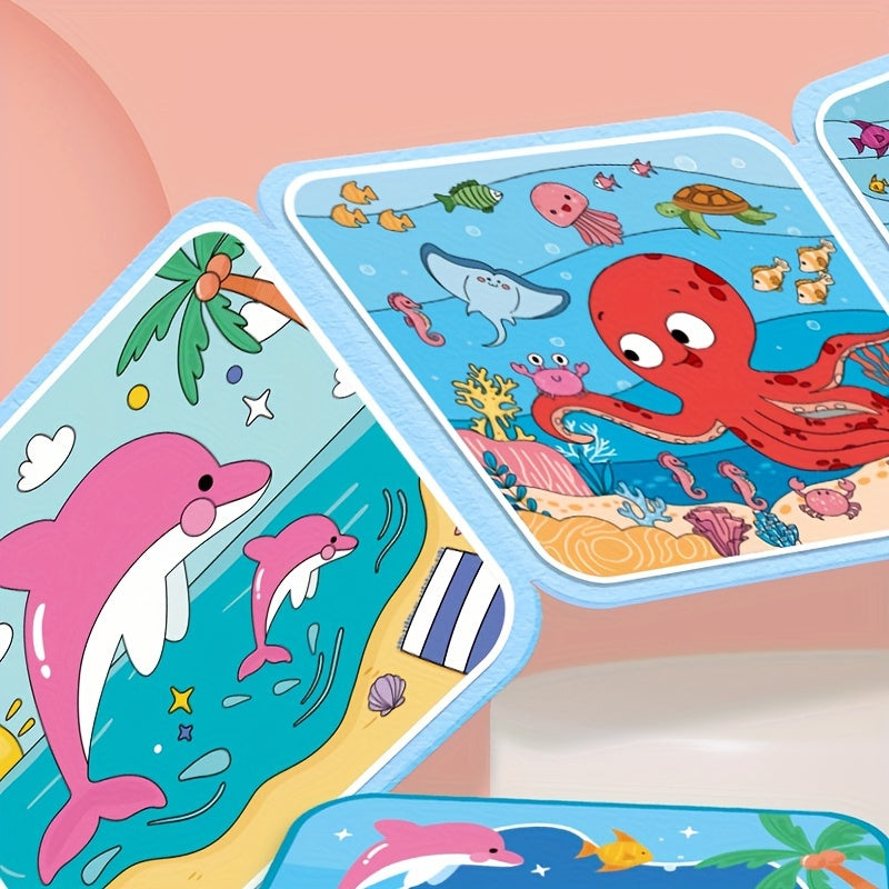 Magic Splash Colouring Book & Pen – Paint with Water Again & Again